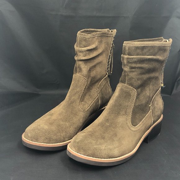 NWOB Lucca Lane Carolsue Suede Booties - Picture 2 of 6
